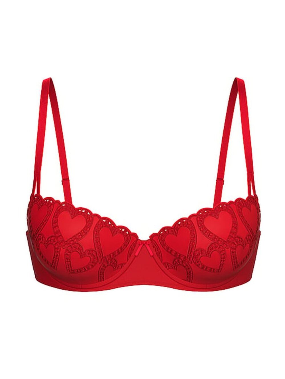 New! Victoria’s Secret Wicked Heartbeat Unlined Balconette Bra 32B 34527